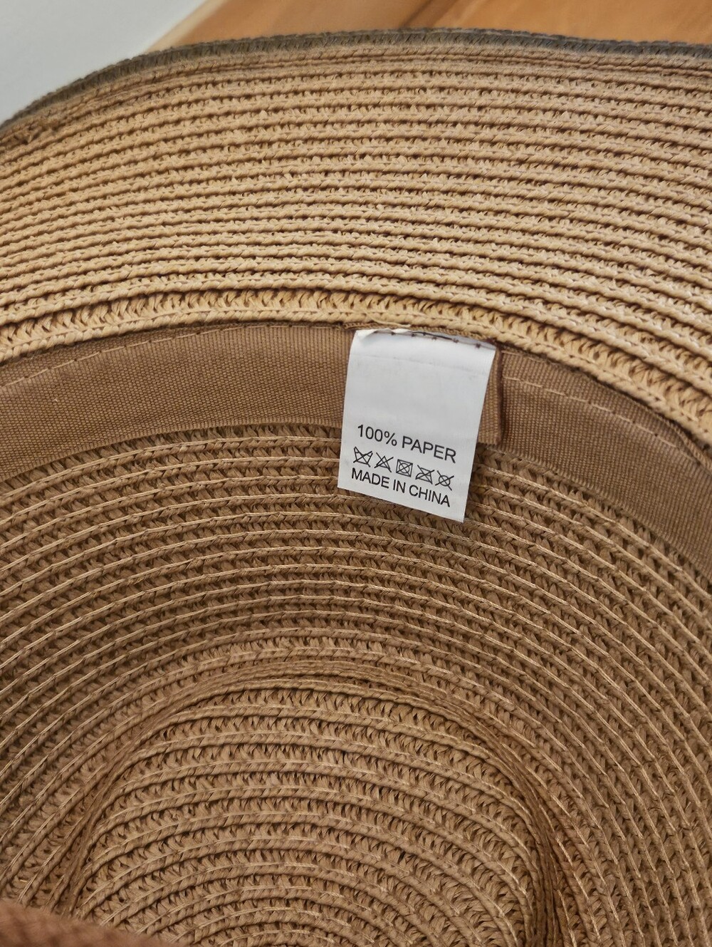Two Tone Western Cowgirl Straw Hat With Longhorn - Picture 10 of 10